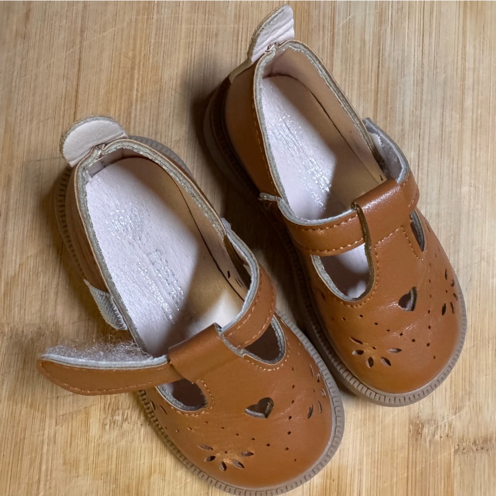 Brown Leather Toddler Shoes
